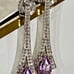Beautiful 1.24 Carat Genuine Amethyst and White Topaz 925 Sterling Silver