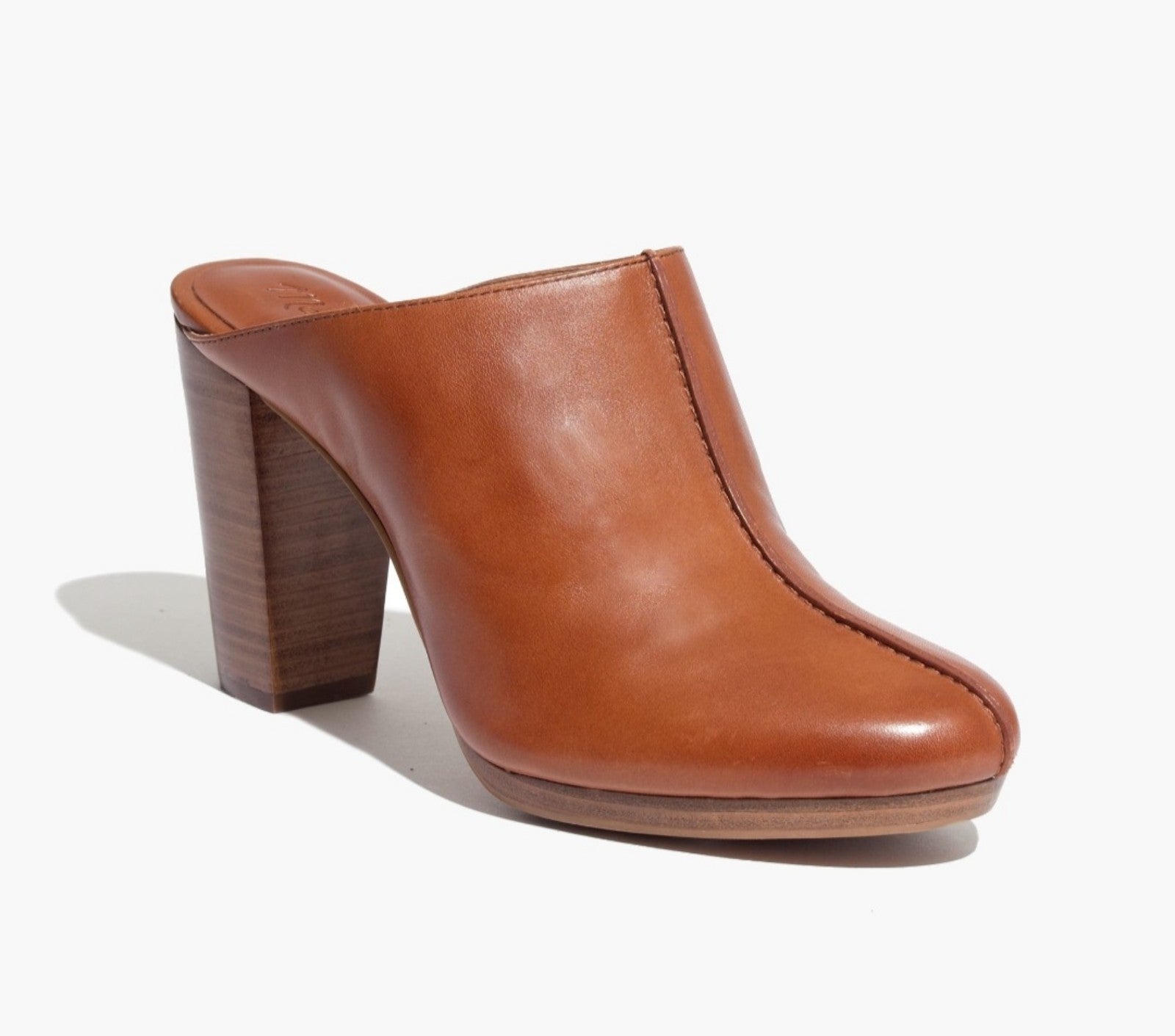 Madewell Andie Brown High-Heel Clog