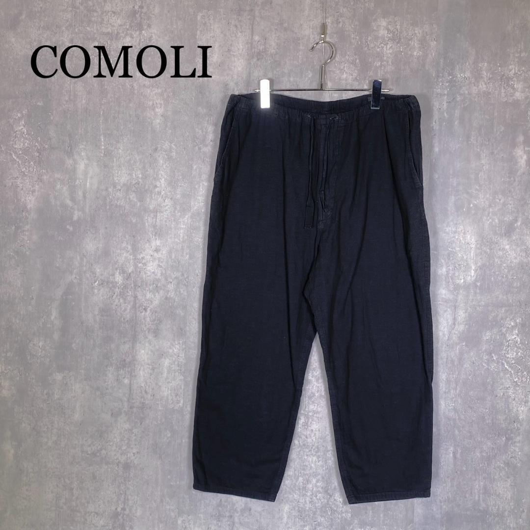 『COMOLI』 COMOLI (2) Silk Nep Drawstring Pants