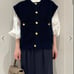 TOMORROWLAND MACPHEE Tweed Crew Neck Vest