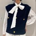 TOMORROWLAND MACPHEE Tweed Crew Neck Vest