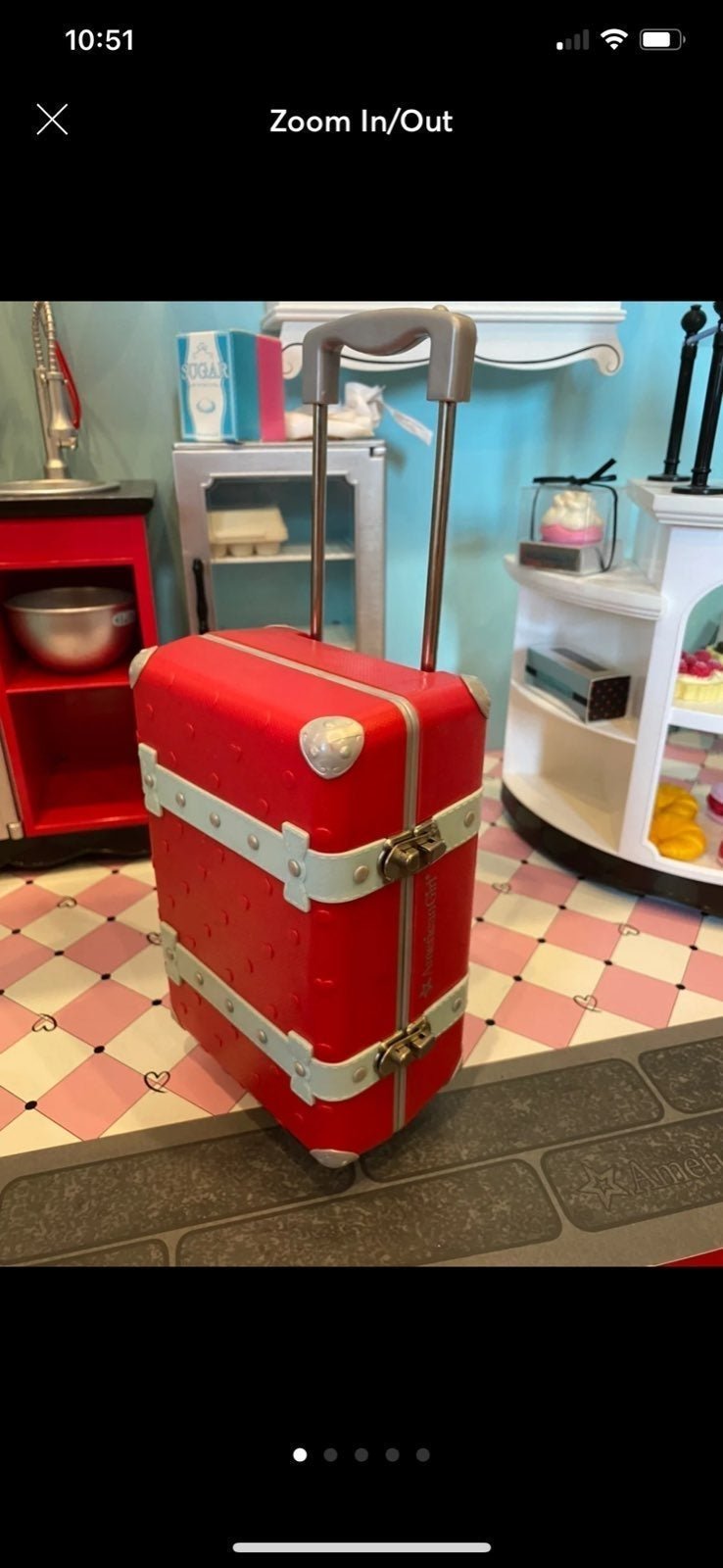 American Girl Grace Luggage suitcase