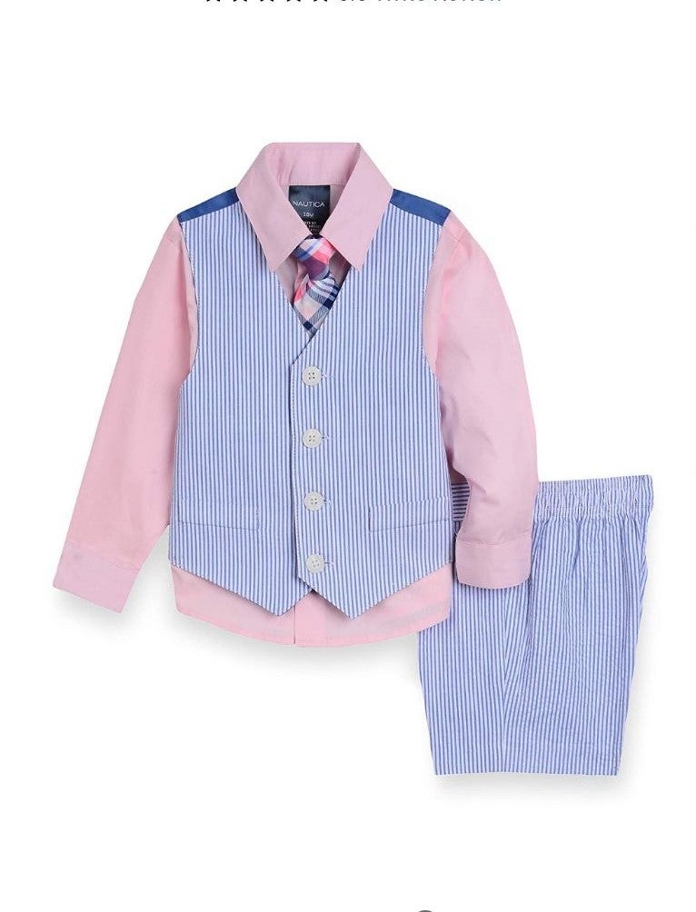 New! Toddler Boy's Nautica 4-Piece Set