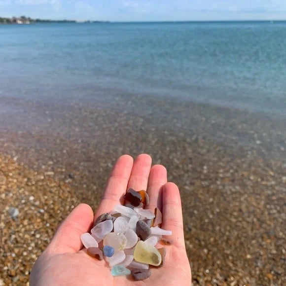 assorted seaglass