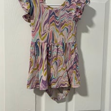 Little Sleepies Marble Twitl dress 18-24M