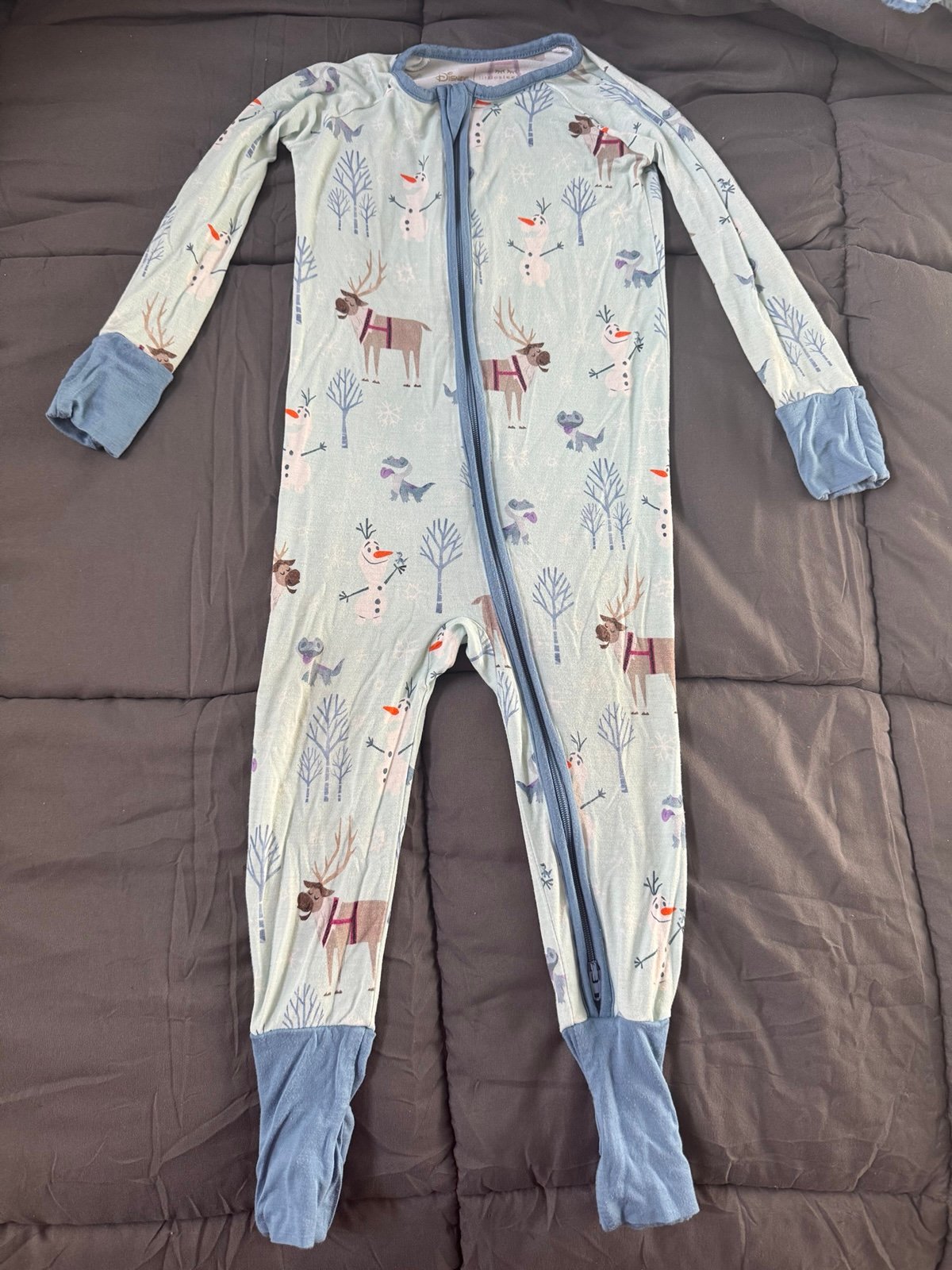 Little Sleepies Olaf Zippy 12-18mo
