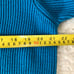 Vintage Saks blue cotton sweater, medium