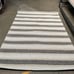 5'3 x 7'6 Feet Silver Grey Beige Handmade Boho Area Rug