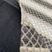 5'3 x 7'6 Feet Silver Grey Beige Handmade Boho Area Rug