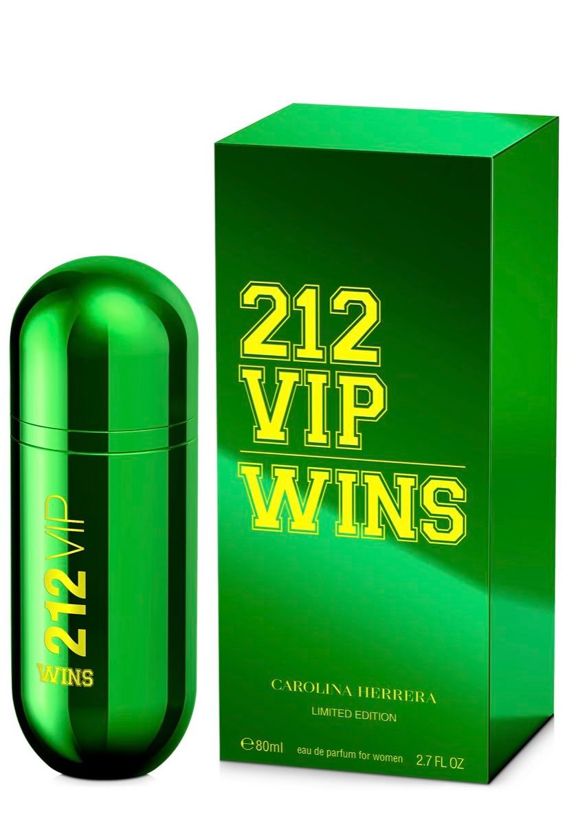 CAROLINA HERRERA 212 VIP WINS FOR HER EAU DE PARFUM SPRAY 2.7 OZ new sealed
