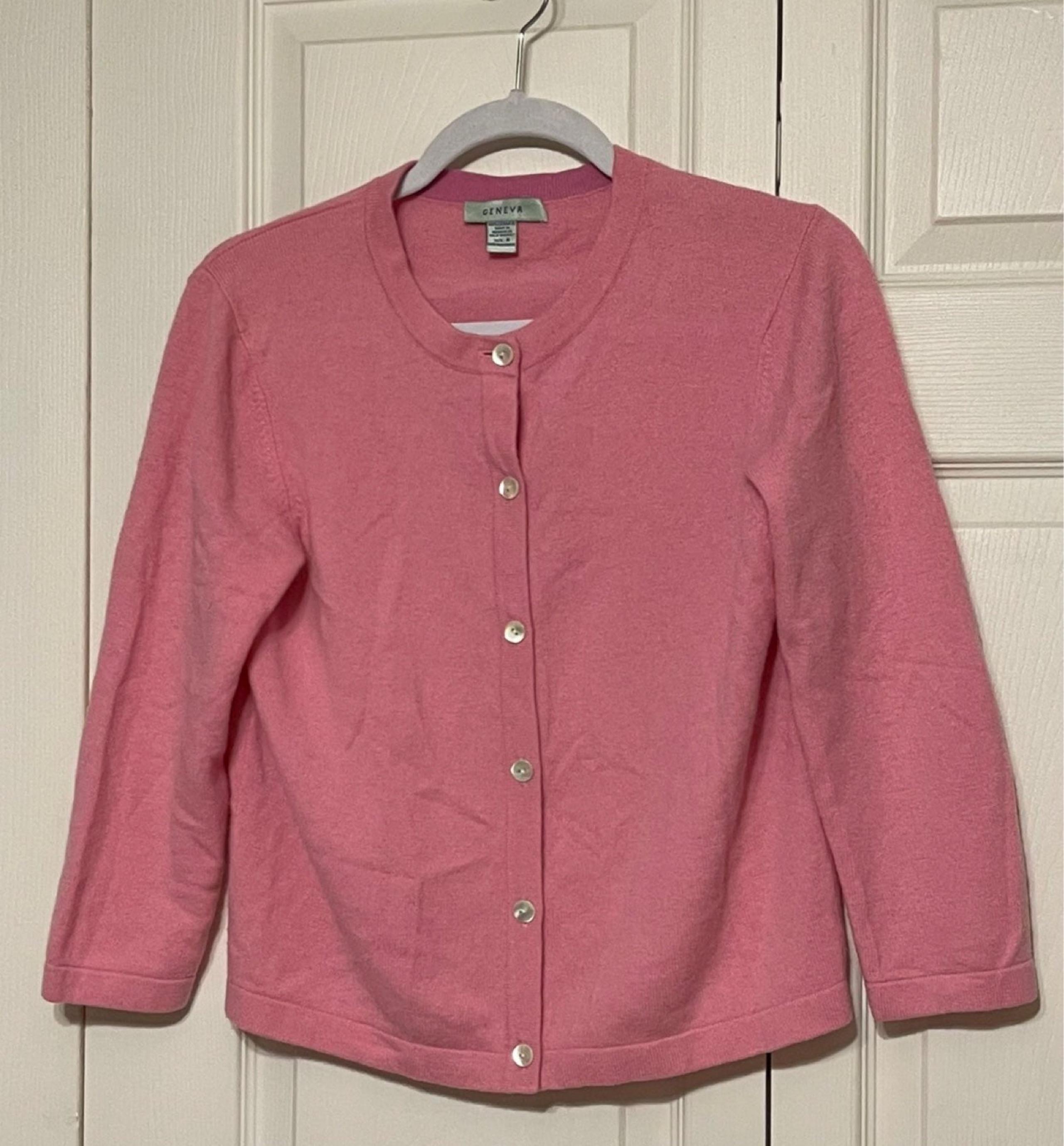 GENEVA 100% CASHMERE SWEATER SIZE Medium