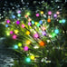 Solar Christmas Decoration, 40 LED Firefly Garden Lights 4 pack
