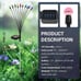 Solar Christmas Decoration, 40 LED Firefly Garden Lights 4 pack