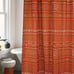 Mudcloth Fabric Shower Curtain, 72-Inch Ethnic African Inspired Boho Decor
