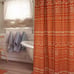 Mudcloth Fabric Shower Curtain, 72-Inch Ethnic African Inspired Boho Decor