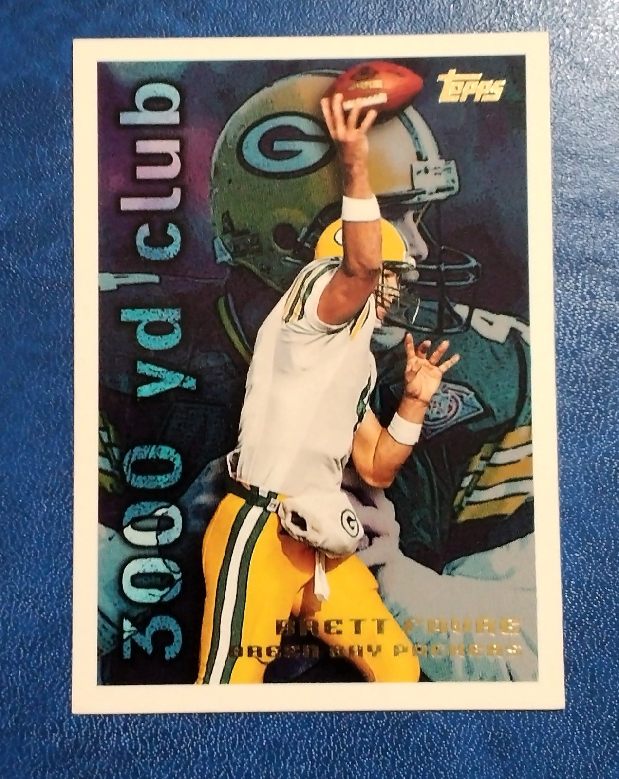 BRETT FAVRE 1995 TOPPS 3000 YARD CLUB CARD #34 EXCELLENT CONDITION NM