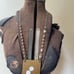 Vintage Powder Case Compact Made Into Neclace - Jewelry