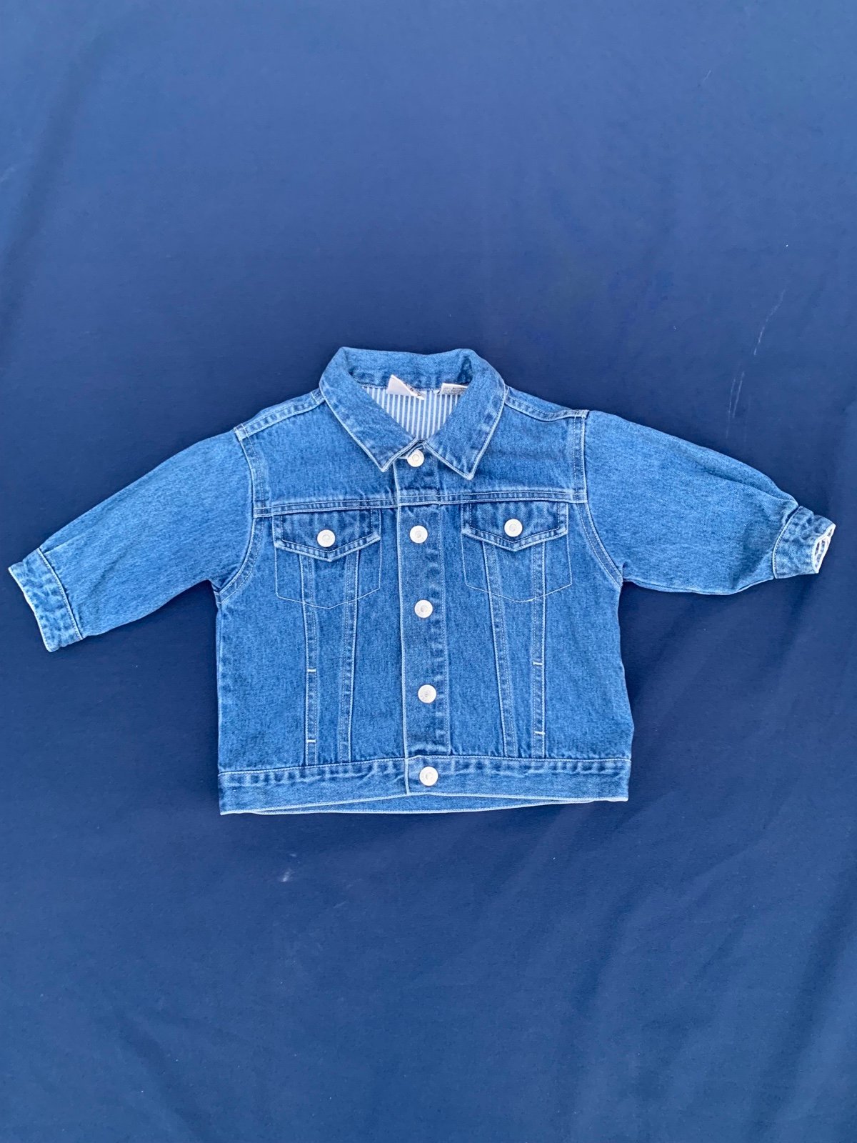 Vintage 1996 Warner Bros Studio Store Kids Jeans Jacket 24 Months Westerns