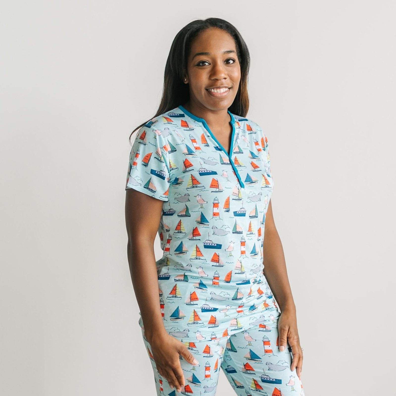 little sleepies set sail women’s set