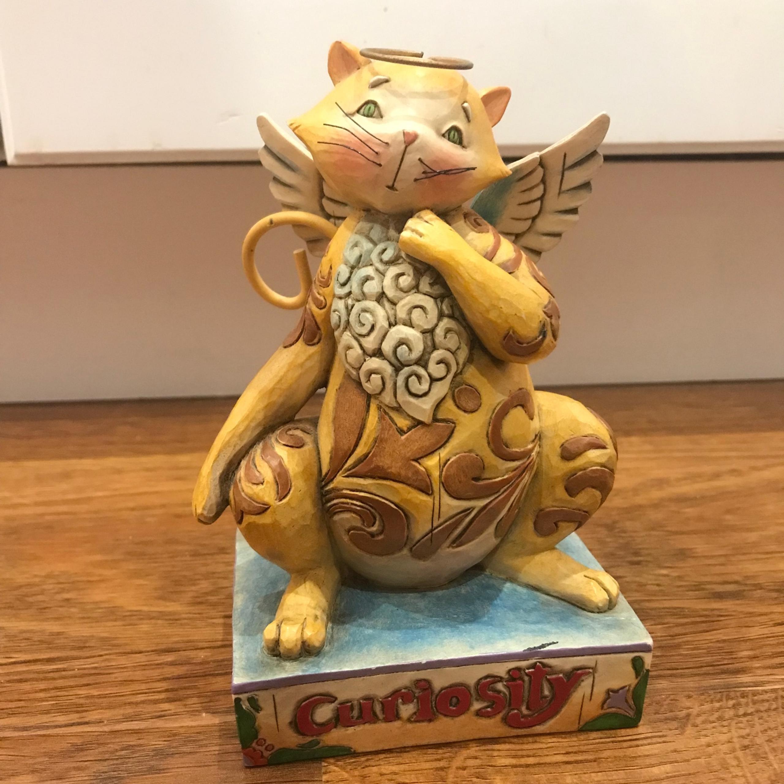 Jim Shore Curiosity Cat figurine