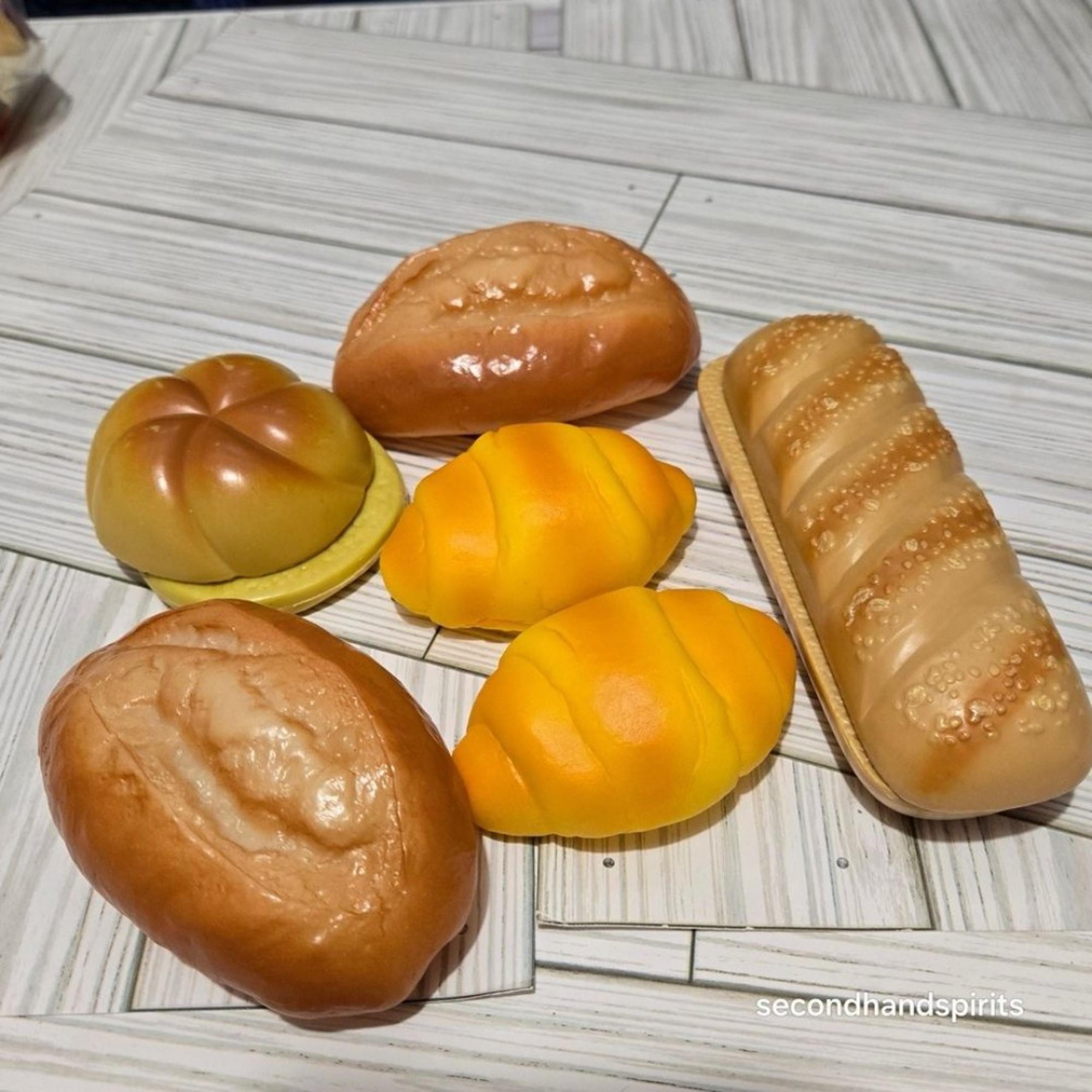 Faux Fake Toy Bread Set Realistic Play Food Display,Props