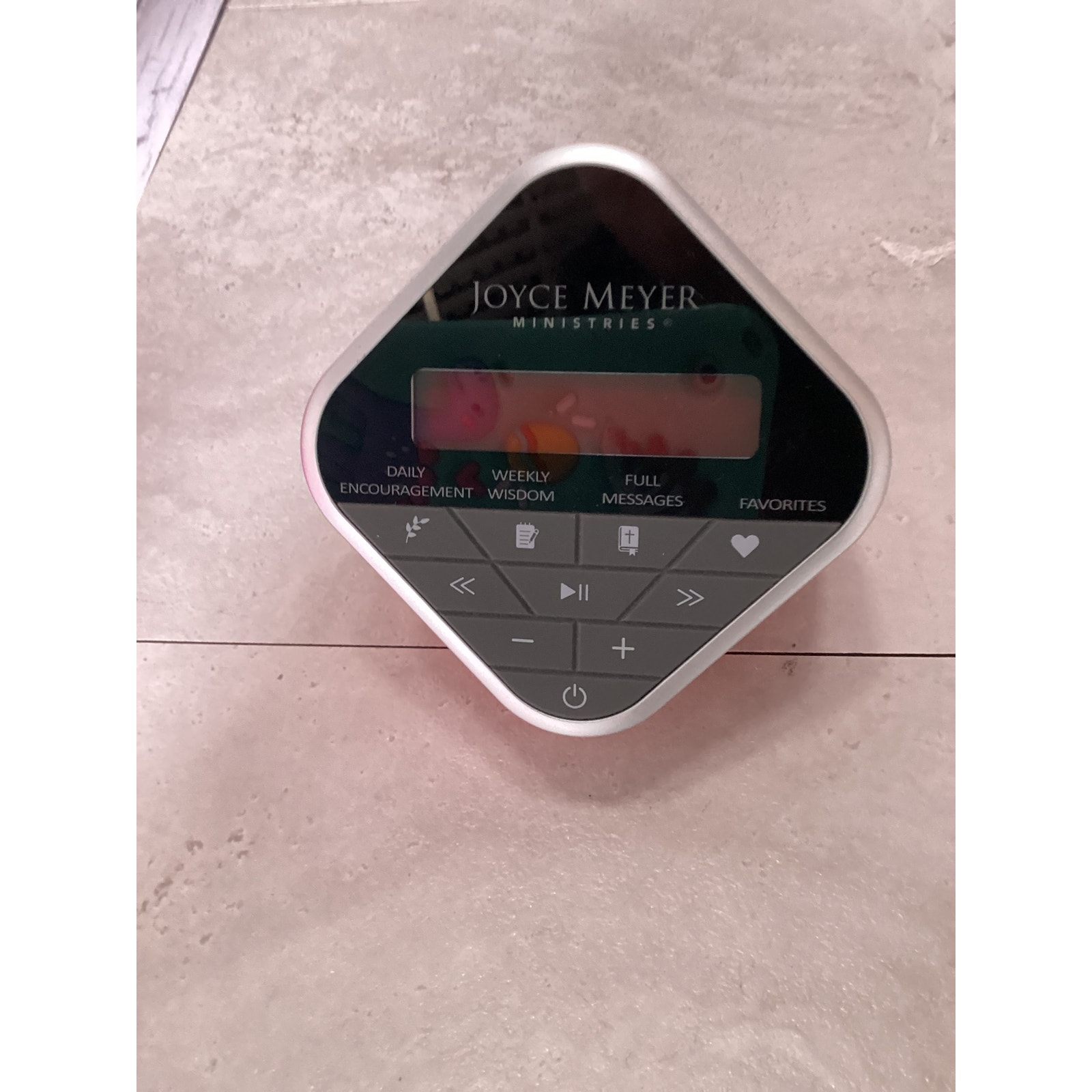 Joyce Meyer Ministries Daily Encouragement Audio Cube Built In Speaker Gift Idea