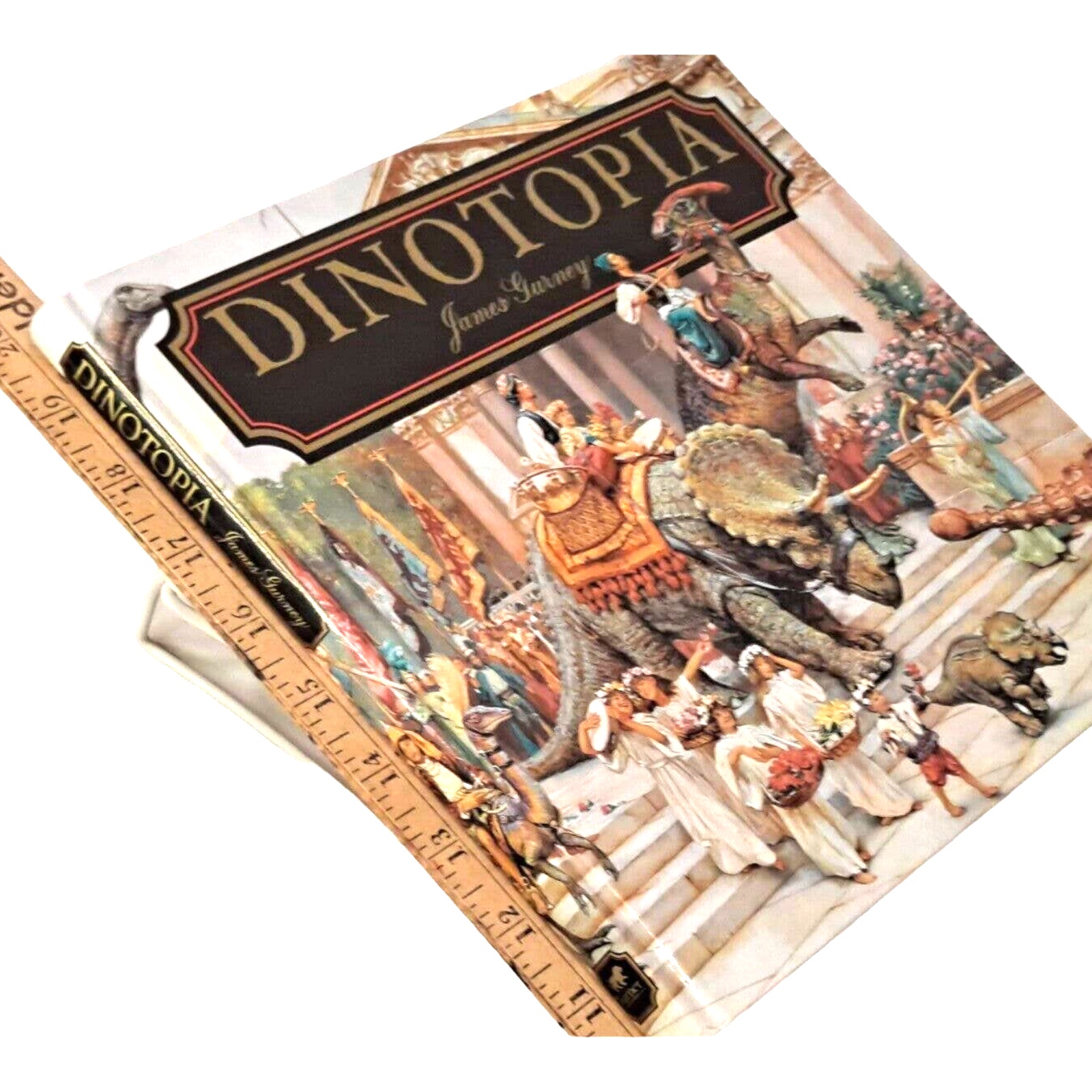 Dinotopia: A Land Apart from Time by James Gurney (1993 Hardcover, no DJ)