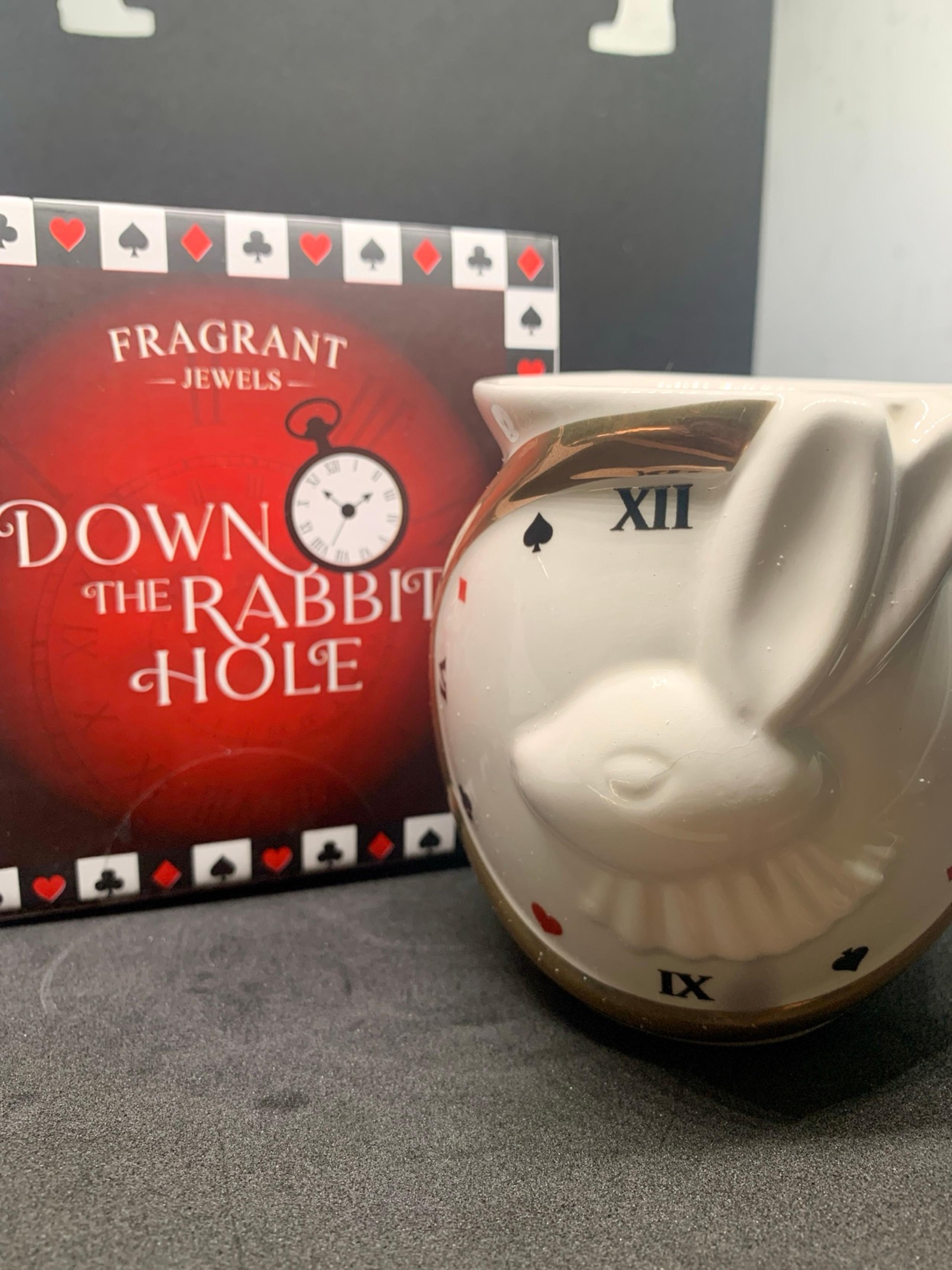 Size 10 Down the Rabbit Hole candle NWT FJ