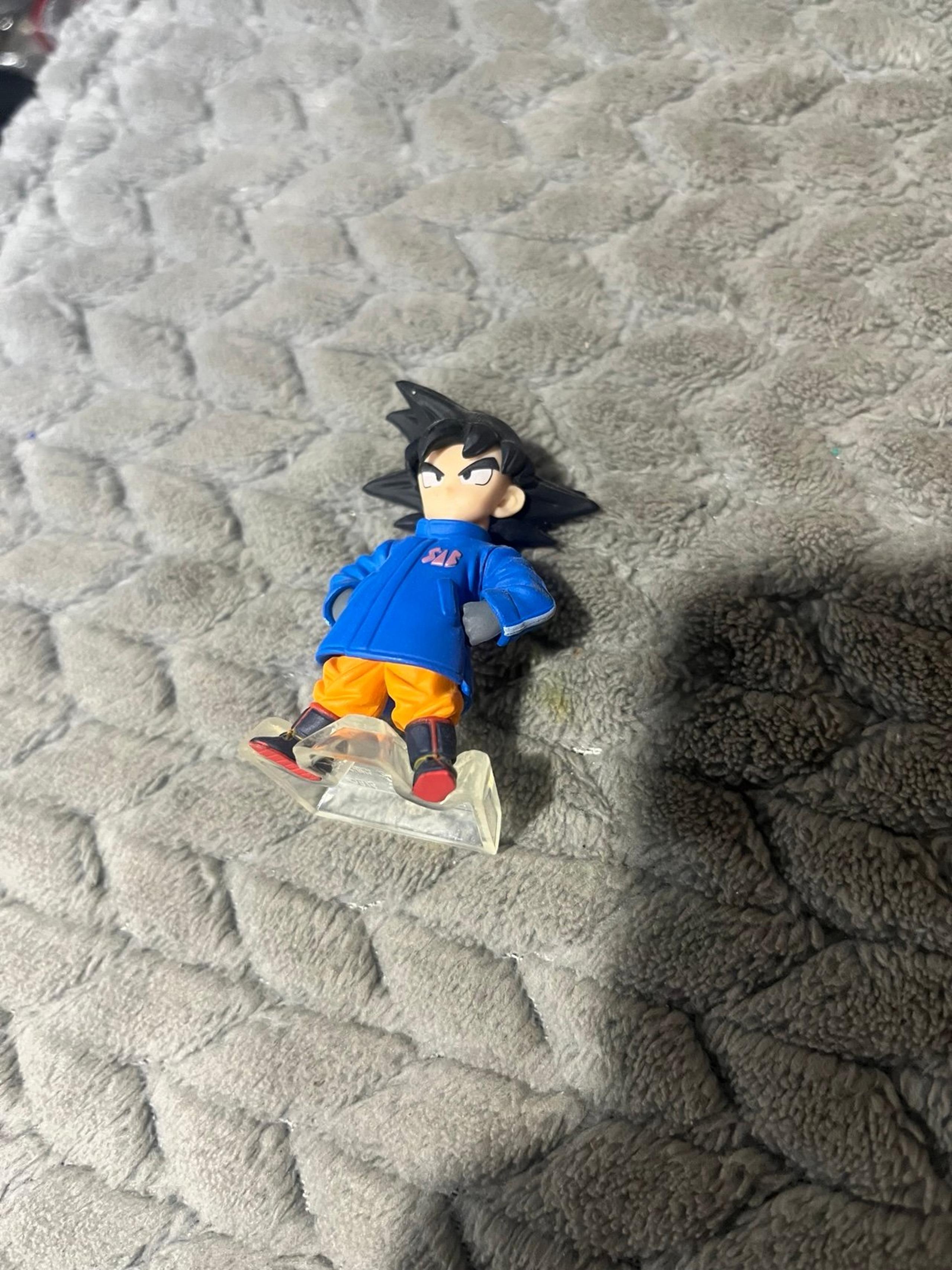 Goku In Blue Winter Jacket Dragon Ball Z Bandai Adverge Figure