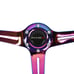 NEW NISMO Universal 6-Hole 350mm Deep Dish Pink Crystal Bubble Steering Wheel