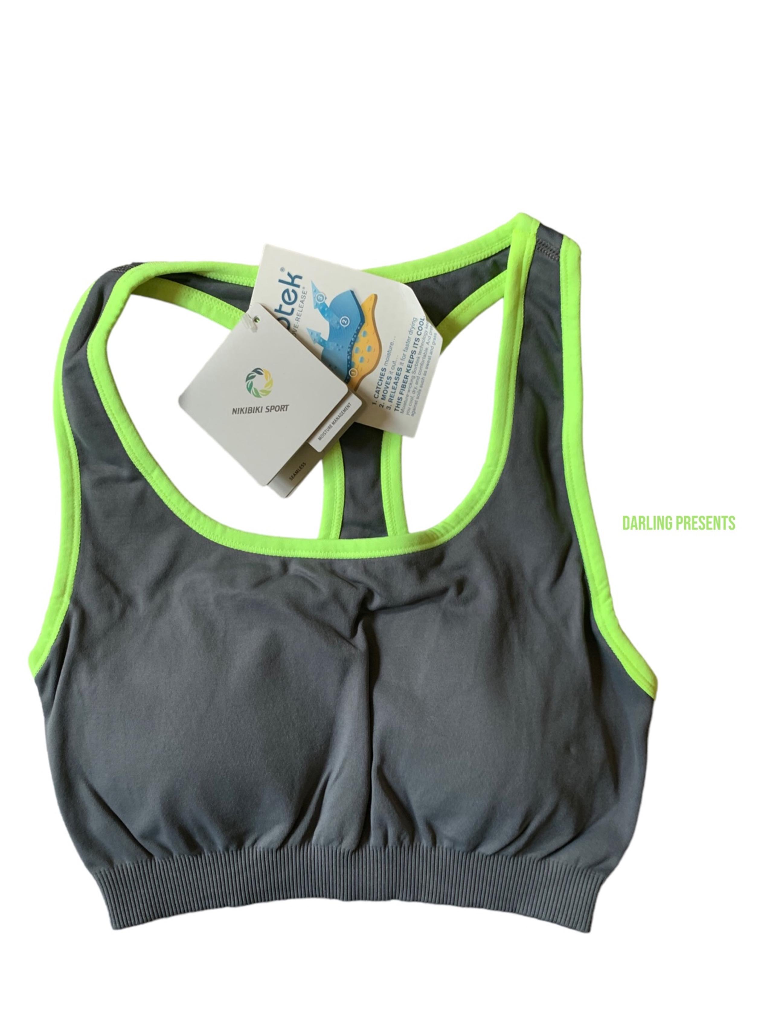NIKIBIKI SPORTS BRA ROCK NEON YELLOW