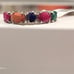 Genuine Gemstones Ring .925 Silver