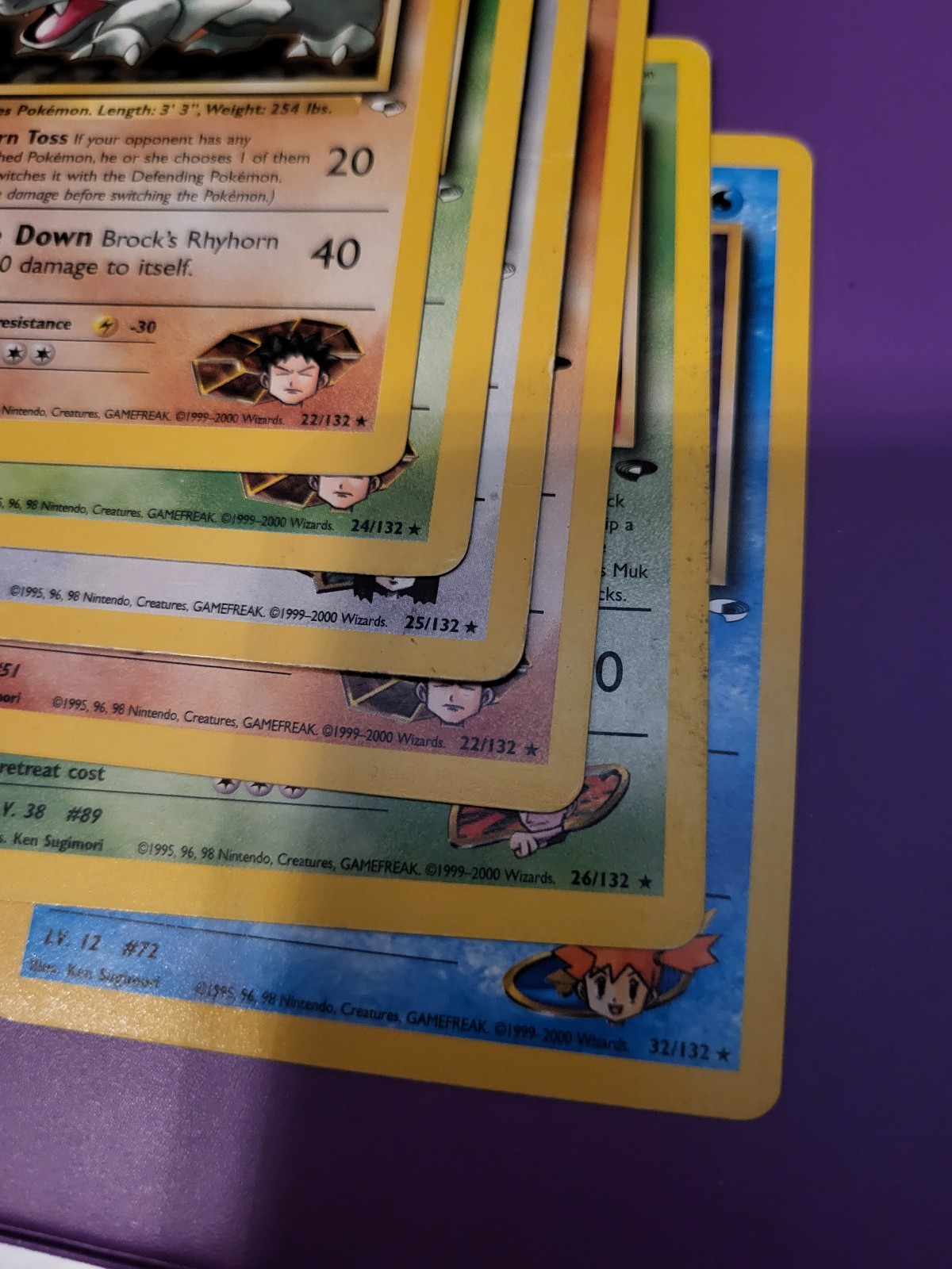 Pokemon gym challenge and heroes cards 6 rare bundle