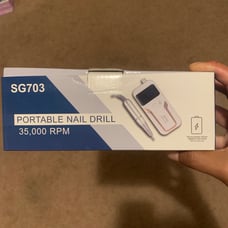 Portable nail drill