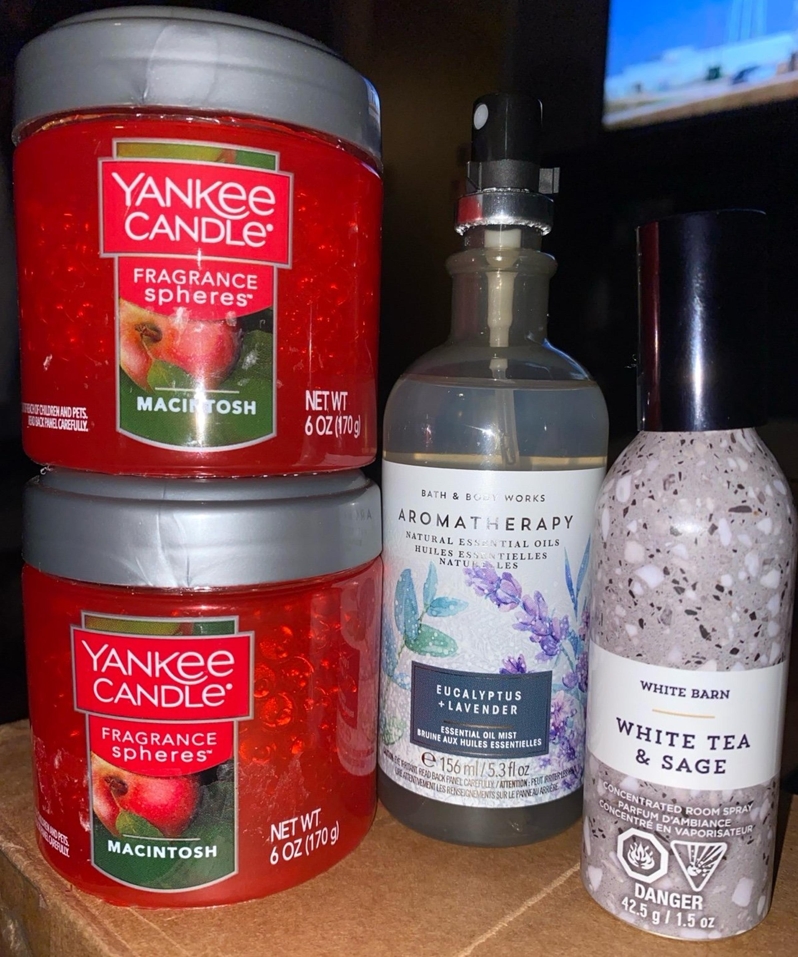 NEW- Yankee Candle- Fragrance Spheres & Room Spray