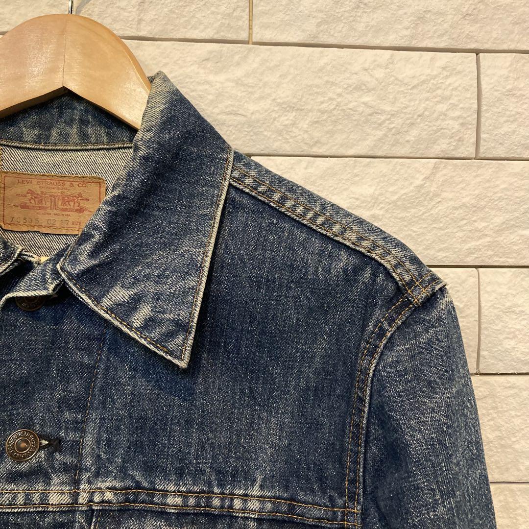 9885】Vintage 70s Levi's 70505 Big E Size 40