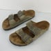 Preowned Birkenstock Men's Beige Suede Leather Sandals Size 9