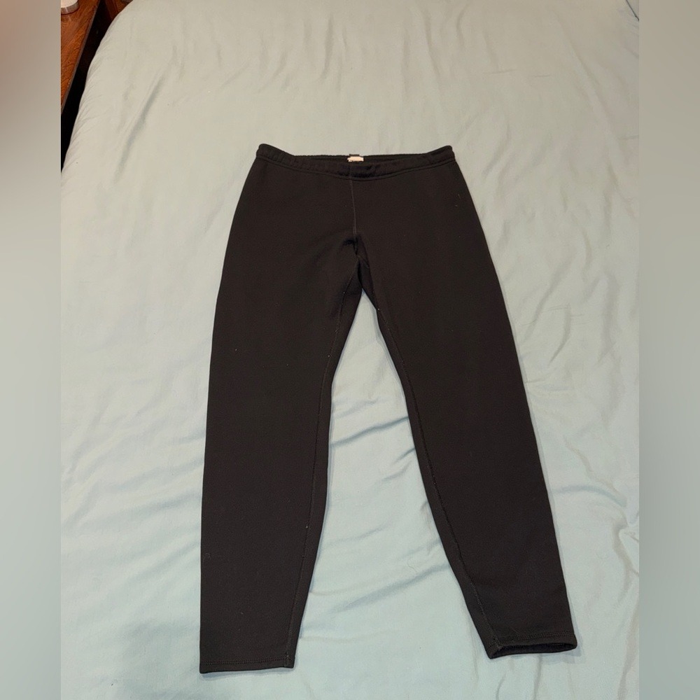 Vintage Patagonia Women's Fleece Lined Large Black Pants Made In USA 90s XL