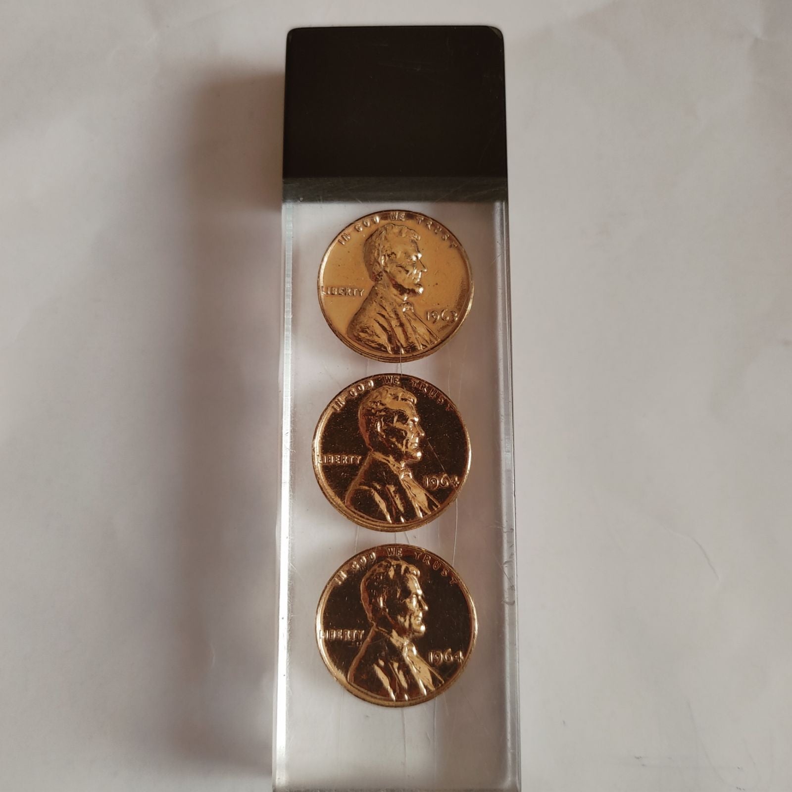 1963 and 1964 pennies