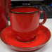SetFlame by THOMAS - Coffee Pot W/ Lid And Flat Cup & Saucer Set