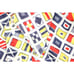 70s Vintage Maritime Signal Flags Semaphore Print Shirt L