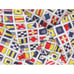 70s Vintage Maritime Signal Flags Semaphore Print Shirt L