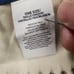 Polo Ralph Lauren Cashmere Wool Cream Fringe Scarf W/ Purple Pony 183 CM X 50 CM