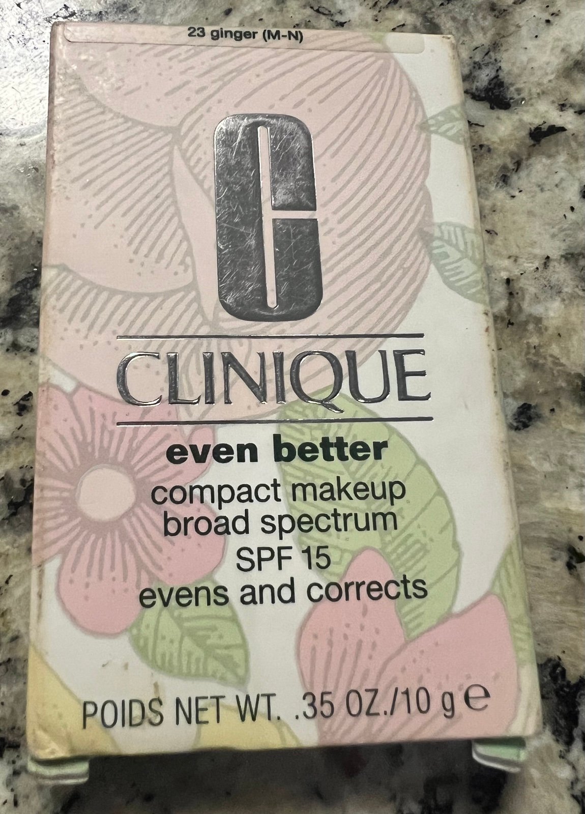 CLINIQUE even better compact makeup broad spectrum SPF 15 GINGER 23 (M-N) NEW
