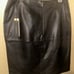 Donna Karan Women's Leather Skirt |Retail 295.00