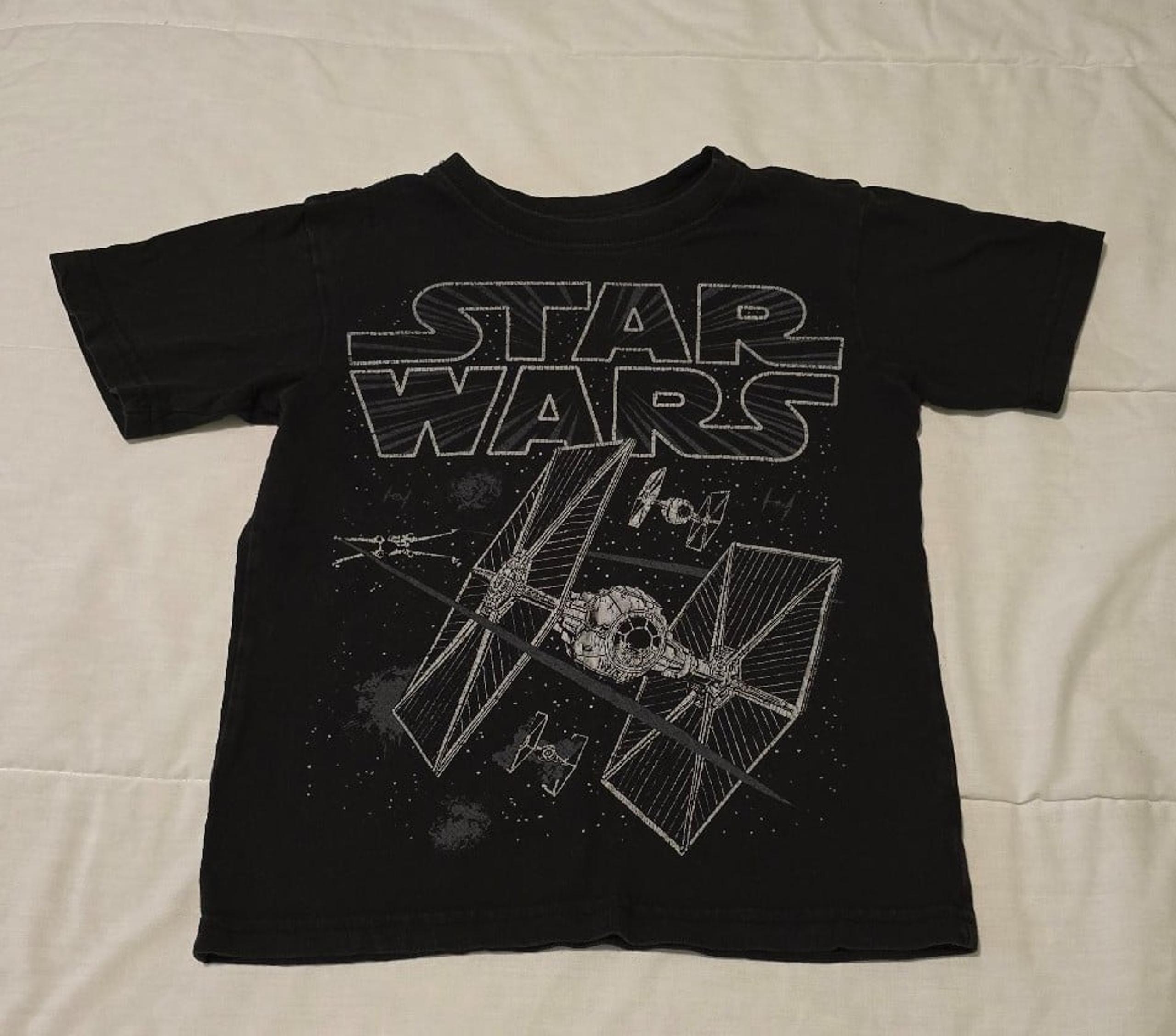 Star Wars Boys X-Wing Tie Fighter T-Shirt Size 4 Extra Small