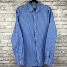 Robert Graham Blue Dress Shirt 42/16.5