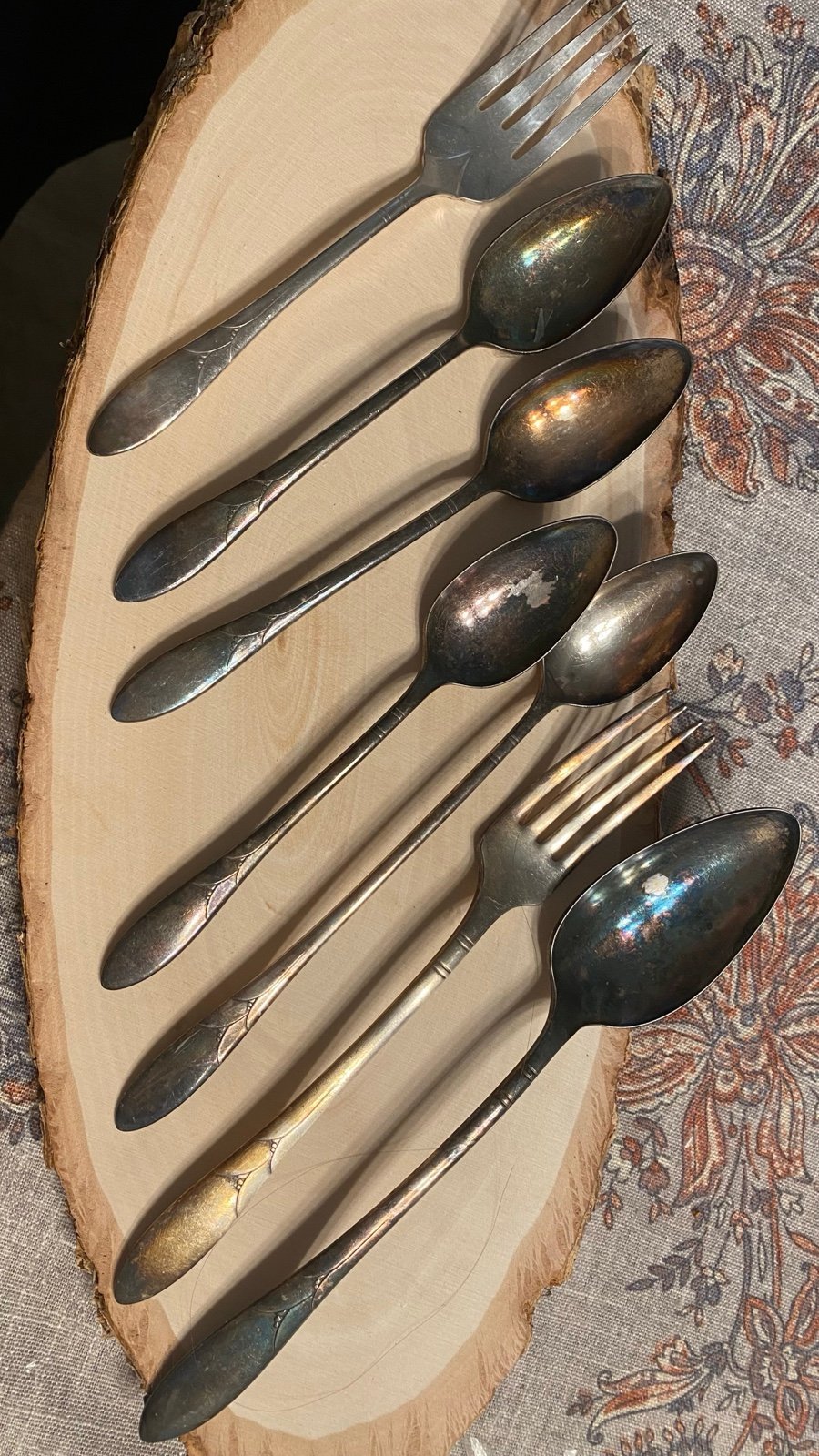 Vintage silver plated flatware 62 pieces!