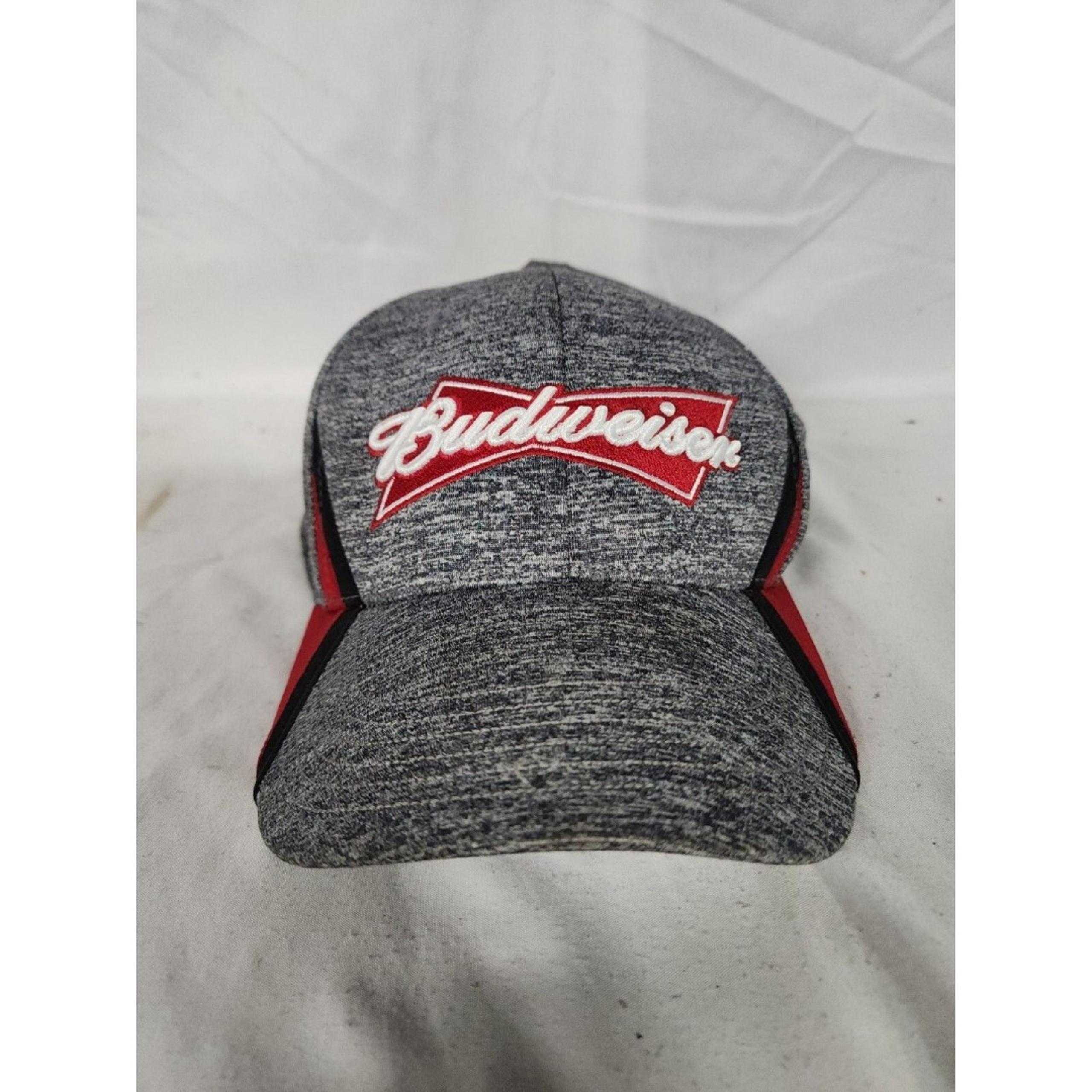 Budweiser Hat With Elastic Back Digital Gray