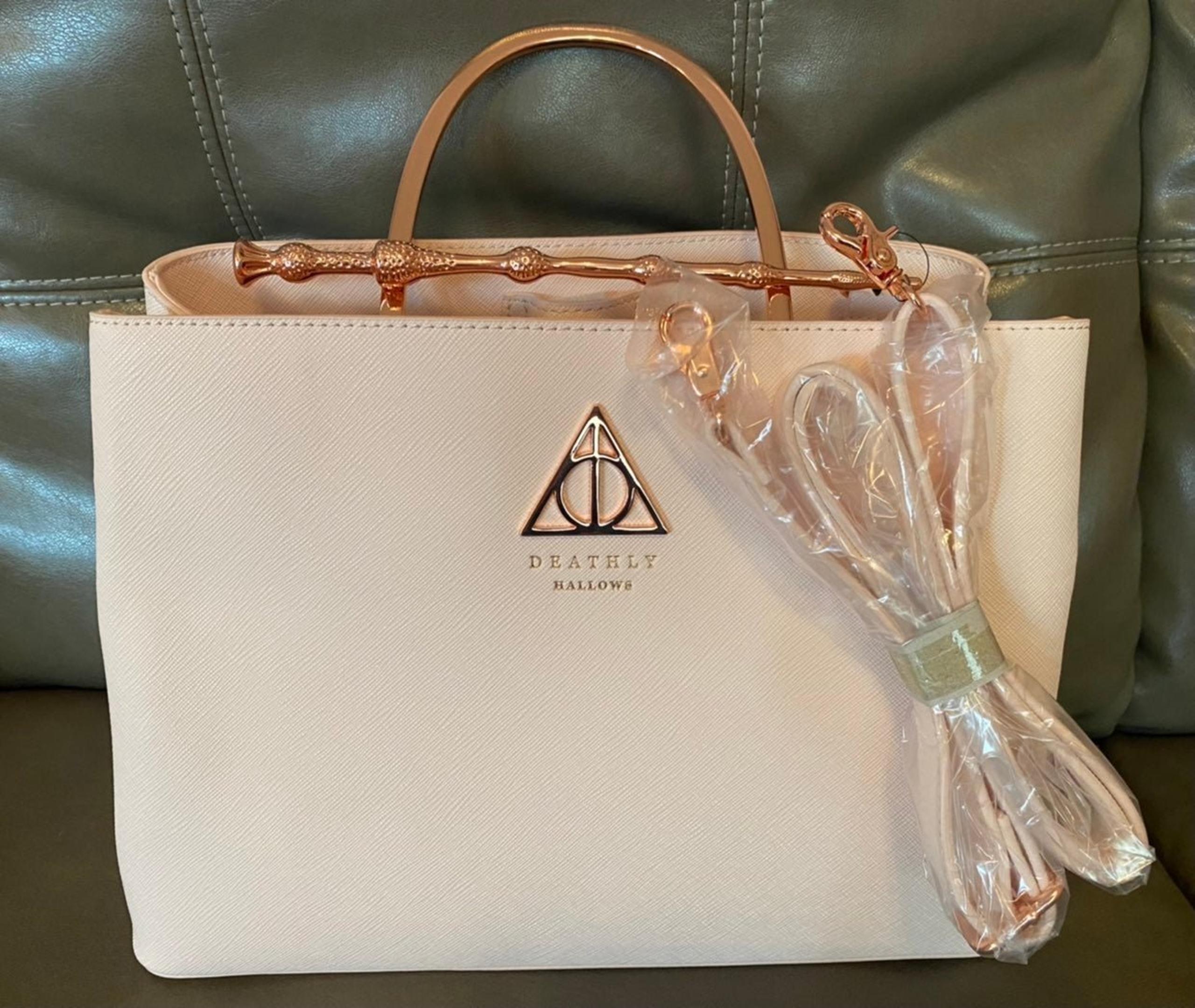 NWT Loungefly Harry Potter Elder Rose Gold Handbag Purse
